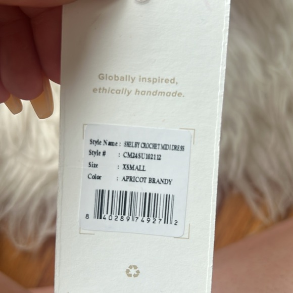 NWT cleobella shelby crochet midi dress current season Shopbop - Picture 4 of 9